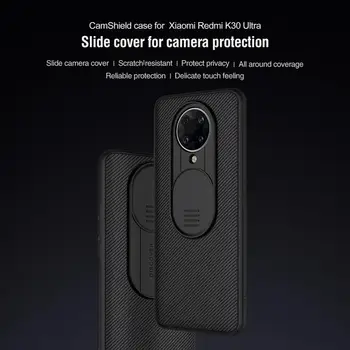 Kameros Apsaugos Xiaomi Redmi K30 Ultra Atveju NILLKIN Pastumkite Dangtelį Apsaugoti Xiaomi Redmi K30 Ultra Atveju