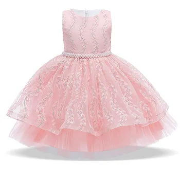 2020 M. Naujas Gėlių Mergaitės Suknelė Elegantiškas, Vaikams, Suknelės Mergaitėms Vestuvių Suknelė Satino Lankas Mazgas Paauglių Mergaitė Grupė Dress Vaikų Drabužiai