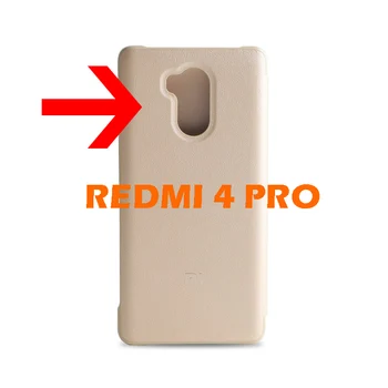 Originalus Flip Case cover už Xiaomi Redmi 4 Pro Premjero raštas atveju apversti sabic matinis odos padengti xiaomi redmi 4 PRO Prime