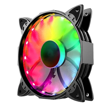 COOLMOON PC Atveju Aušintuvo Ventiliatorius AURA SYNC 120mm RGB Išjungti Reguliuojamas LED 5V ARGB Su RF Nuotoliniu Valdikliu Aušintuvo Ventiliatorius RGB Aušinimo Ventiliatorius