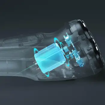 Enchen 3D Įkrovimo Vandeniui IPX7 Elektrinį skustuvą, Sausas Pasukimo Skustuvai Vyrams Elektrinės Skutimosi, Skustuvai su 