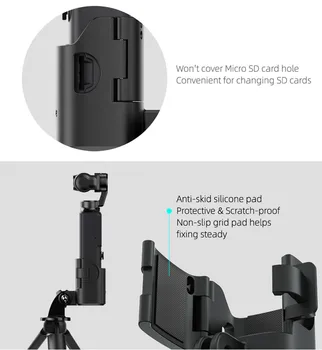 Plėtimosi Adapteris tvirtinimo Selfie Stick Trikojo Priedų Prijungimas Dėl XIAOMI VMI PALMIŲ Gimbal Kamera Ne stumdomas Nr. wiggling