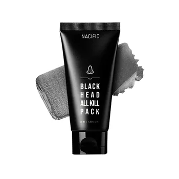 Blackhead Paketas (su šepečiu) - Nacific, porų valiklis minkštos ir švarios odos šveitimas nosies pack aloevera maskpack Korėja kosmetikos