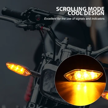 KEMiMOTO MT07 MT09 Posūkio Signalo Žibintai LED Už YAMAHA MT MT 07 09 - 2017 2018 2019 MT 10 Bandomųjų Motociklo Indikatorius, Indikatorių