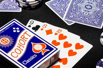 Ellusionist Grupės Pažymėtos Kortos Mėlyna/Raudona Kazino Pokerio USPCC Denio Magija, Kortų Žaidimai, Magijos Triukų Rekvizitą už Magas