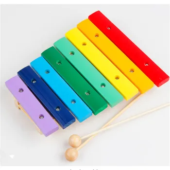 Kūdikių Muzikos Instrumentų Žaislas Medinis Rėmas Kselofonu Žaislai Vaikams, Vaikų Muzikos Juokingi Žaislai, Kūdikių Ankstyvojo Švietimo Žaislai Bebe Dovana