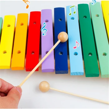 Kūdikių Muzikos Instrumentų Žaislas Medinis Rėmas Kselofonu Žaislai Vaikams, Vaikų Muzikos Juokingi Žaislai, Kūdikių Ankstyvojo Švietimo Žaislai Bebe Dovana