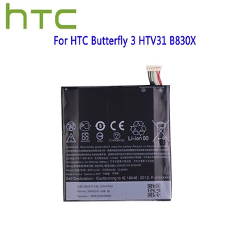 Originalus BOPL2100 Didelės Talpos Ličio jonų Polimerų Baterija HTC Butterfly 3 HTV31 B830X B0PL2100 2700mAh baterija