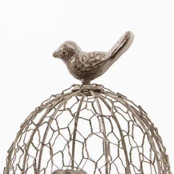 Europos retro paukštis narve kaustytomis geležies apdaila namo kambarį apdaila vitrinos birdcage dekoratyvinis