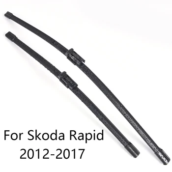 Automobilio priekinio, galinio Stiklo Valytuvų Mentės Skoda Rapid forma 2012 m. 2013 m. m. m. 2016 m. 2017 m. Automobilio Priekinio stiklo valytuvų Gumos