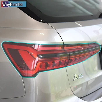 Automobilių Žibintų Apsauginės Plėvelės Restauravimo užpakalinis žibintas Insivible Savarankiškai Gijimas TPU Lipdukas Audi A6 C8 2019 2020 Priedai