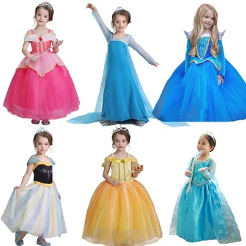 Halloween Carnival Šalies Kostiumų Merginos Princesė Suknelė Mergina Išgalvotas, Vaikams, Suknelės Mergina Šalies Frock Vaikų Promenadzie Suknelė Dizaino