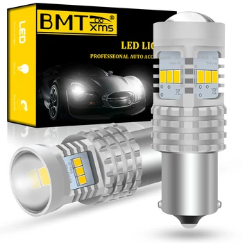BMTxms LED 1156 BA15S P21W Canbus Šviesos važiavimui Dieną Už Skoda Superb Octavia MK2 2 FL 1Z A5 (2009-2013 M.) Automobilį Atbuline Lempa