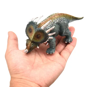 Karšto Juros Periodo Triceratopsas Dinozaurų Modelis Styracosaurus Vienaragis Dragon Kietas Modelis Žaislas Apdailos Švietimo Žaislas Modelis Dovana K38