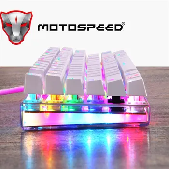 Karšto Motospeed K87S Mechaninė Klaviatūra 87 klavišus Laidinio Žaidimų Klaviatūrų su RGB Apšvietimas