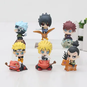 Anime Naruto Uzumaki Naruto PVC figūrėlių Kolekcija Žaislai Vaikams, Lėlės Rinkti Žaislus 6styles