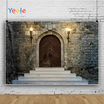 Yeele Bažnyčios Durų Šventa Šventa Kambario Dekoro Telaimina Dievas Fotografijos Backdrops Asmeninį Fotografijos Fone Fotostudija
