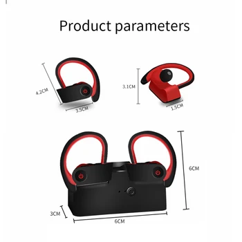TWS 3 Belaidės ausinės Bluetooth 