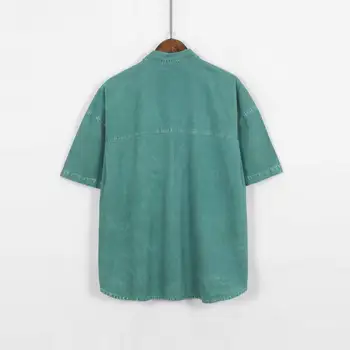 20SS CAVEMPT C. E marškinėliai Namų auginami Žalia Velvetas trumpas rankovėmis CAVEMPT C. E marškinėliai retro hipster punk vyrai moterys CAVEMPT marškinėliai