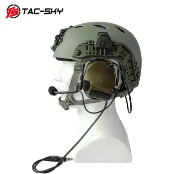 TAC-DANGUS šalmo laikiklis rankų COMTAC III silikono earmuffs versiją, triukšmą, taktinis headsetFG