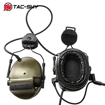 TAC-DANGUS šalmo laikiklis rankų COMTAC III silikono earmuffs versiją, triukšmą, taktinis headsetFG