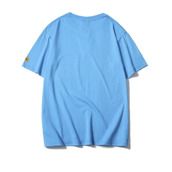 2020 metų Vasaros Marškinėliai Laiškas Spausdinti Trumpas Rankovės Hip-Hop Juokinga T-Shirt Streetwear Atsitiktinis Tshirts vatos Pagaliukai Tee Naujos Mados HH69