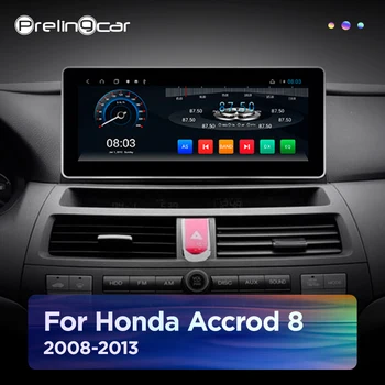 10.25 colių 4G Lte Android 9.0 Automobilio multimedia navigacijos GPS DVD grotuvas, Honda viršuje Accord 8 2008-2013 metų ekraną Radijas stereo