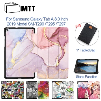 MTT 2019 Case For Samsung Galaxy Tab 8.0 colių SM-T290 T295 T297 PU Odos Apversti Stendas 