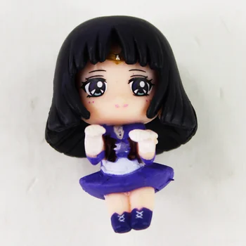 6pcs/daug Sailor moon PVC Veiksmų Skaičius, Žaislai Modelis Žaislai Q versija Žaislai Vaikams Kalėdų Dovana