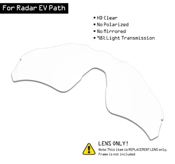 SmartVLT Akiniai Pakeitimas Objektyvai už Oakley Radaro EV Kelias - HD Aišku