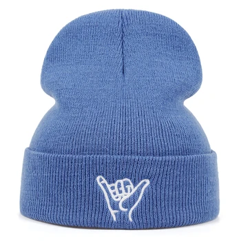 Naujas gestas siuvinėjimo vilnos skrybėlę vyrų, moterų rudens ir žiemos universalus šiltos kepurės lauko vėjo šalto bžūp atsitiktinis laukinių kepurės