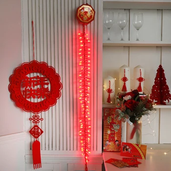 92LED 1.35 m Elektroninių Fejerverkas Lemputė su Garso AC220V Lempa led styginių šviesos Naujųjų Metų Kalėdų Puošybos stiliaus kinijos