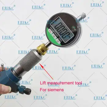 ERIKC Common Rail Kuro purkštukas elektromagnetinis vožtuvas armatūra liftas kelionės matavimo sėdynės priemonė 