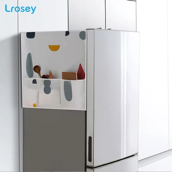Vieną Durų Šaldytuvas Dulkių Dangtelį Geometrinis Vandeniui Padengti rankšluostį Su Saugojimo Krepšys virtuvės organizatorius skalbimo mašina dangtis
