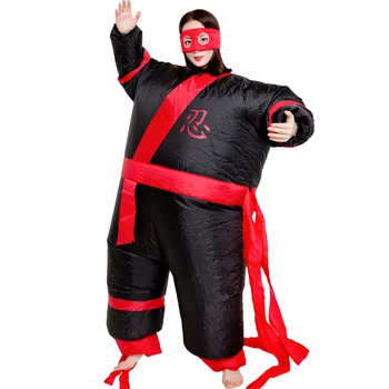 Kariai Pripučiamas kostiumas Cosplay Juokinga Oro Susprogdinti Kostiumas Šalis Ninja kostiumas Helovinas Fancy Dress Kostiumai Suaugusiems-Jumpsuit