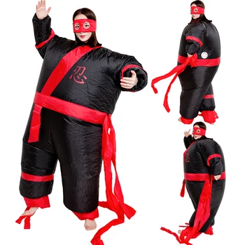 Kariai Pripučiamas kostiumas Cosplay Juokinga Oro Susprogdinti Kostiumas Šalis Ninja kostiumas Helovinas Fancy Dress Kostiumai Suaugusiems-Jumpsuit