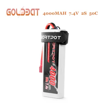 GOLDBAT lipo Baterijos 7.4 v, 11.1 v, 14.8 v 50C-100C 1300mah 1500mah 4000mah 5000mah 5200mah 6200mah už pfv RC AUTOMOBILIŲ Sraigtasparnis Traxxas