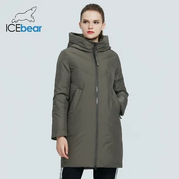 ICEbear 2020 moterų kailis mados ir šiltas atsitiktinis visas rungtynes, medvilnės drabužius storas ir šiltas žiemą prekės parko GWD20235D