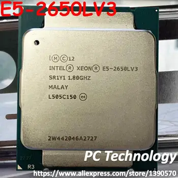Originalus Intel Xeon Processor E5-2650LV3 OEM / OFICIALI Versija 1.8 GHz 12-Core 65W 30M E5-2650L V3 CPU E5 2650LV3 nemokamas pristatymas