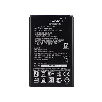 2 Vnt Originalus BL-45A1H Pakeitimo Telefono Baterija LG K10 LTE F670L F670K F670S F670 Q10 K420N K10 BL45A1H 2300mAh