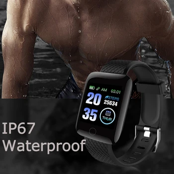 Smartwatch Touch Smart Watch Vyrų, Moterų Kraujo Spaudimas, Širdies ritmo Monitorius 