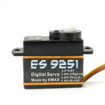 FATJAY EMAX ES9251 2.5 g Plastiko Micro Skaitmeninis Servo RC Modelis