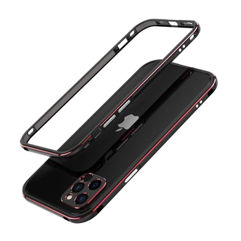 Iphone 12 Pro Max Atveju Aliuminio Metalo Bumper Case for iphone 12 Mini Dual spalvos Metalinis Rėmas iphone12 Pro Telefono dėklas