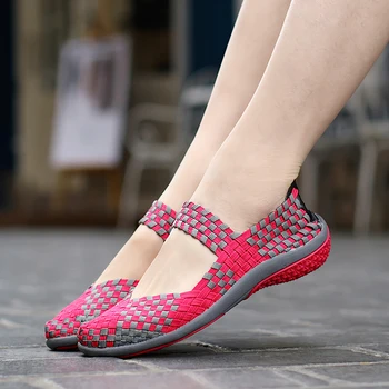 Moterims vaikščioti Pėsčiomis Minkštas Patogus, Kvėpuojantis Motina Sportbačiai Eiti Apsipirkti Iš Sandalai Moterų Plius Dydis Sneaker