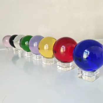 40mm iki 80mm namų puošybai K9 krištolo rutulį fotografijos stiklo kamuolys gražus dekoro cristal kamuolys