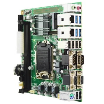 EITX-7581-01 pramonės plokštė LGA1151 DDR4 10xRS232 4xUSB2.0 2xVGA