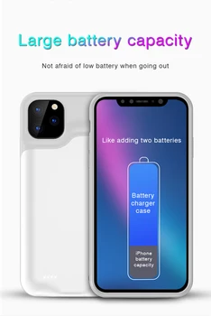 Baterijos Kroviklis Atveju iPhone 12 12mini 12Pro 12Promax Minkštos TPU Įkrauti Telefono Maitinimo Dangtelis baterijos Atveju