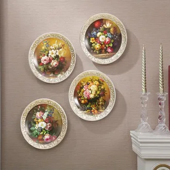 Kūrybos aliejaus tapybai plokštė, Europos dekoratyvinės derliaus dekoratyvinių keramikos plokštės, home office restoranas apdailos amatai