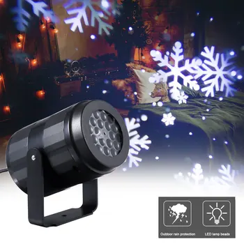 AC85V-240V Kalėdų Lazerinis Projektorius Animacijos efektų IP65 vidaus/Lauko Helovinas Projektorius Snaigės/Sniego Lazerio Šviesa