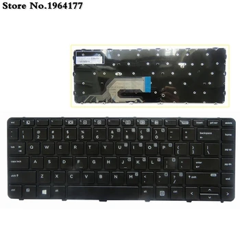 Naujo Nešiojamojo kompiuterio Klaviatūra HP Probook 430 G3 430 G4 440 G3 440 G4 445 G3 640 G2 645 G2 anglų Klaviatūra US BLACK su karkasu